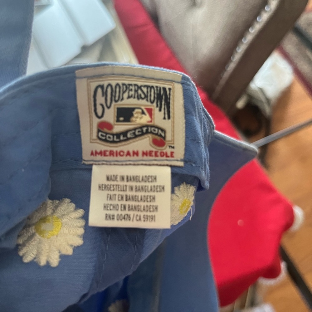 American Needle Blue Cap with Daisy Details - Picture 2 of 3